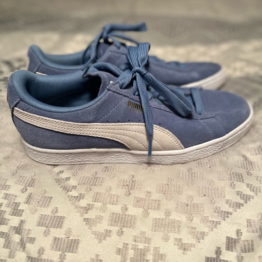 Blue Suede Pumas